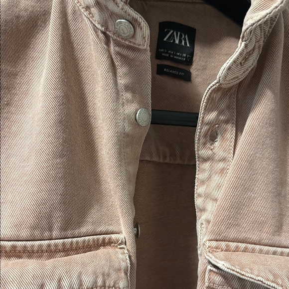 Zara Men’s Blush Red Casual Jacket - Picture 4 of 5